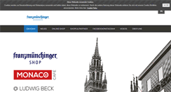 Desktop Screenshot of franzmuenchinger.de